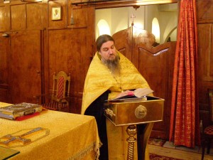 Утреннее Богослужение в храме монастыря 05.01.2018, 