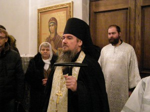 Вечернее субботнее и утреннее воскресное Богослужение в храме монастыря 07.01.2018, 