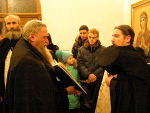 Вечернее субботнее и утреннее воскресное Богослужение в храме монастыря 07.01.2018, 