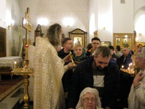 Вечернее субботнее и утреннее воскресное Богослужение в храме монастыря 07.01.2018, 