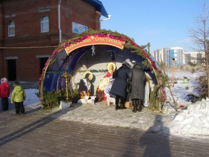 Вертеп в монастыре 07.01.2018, 