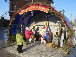 Вертеп в монастыре 07.01.2018, 