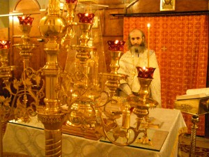 Вечернее субботнее и утреннее воскресное Богослужение в храме монастыря 13-14.01.2018, 