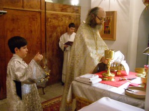 Вечернее субботнее и утреннее воскресное Богослужение в храме монастыря 13-14.01.2018, 