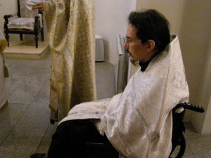 Вечернее субботнее и утреннее воскресное Богослужение в храме монастыря 13-14.01.2018, 