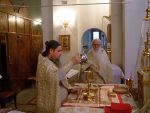 Вечернее субботнее и утреннее воскресное Богослужение в храме монастыря 13-14.01.2018, 