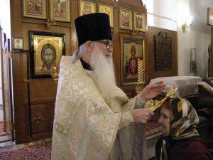 Вечернее субботнее и утреннее воскресное Богослужение в храме монастыря 13-14.01.2018, 