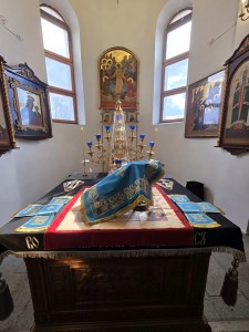 В праздник Благовещения Пресвятой Богородицы Игумен Нестор совершил Литургию в Богоявленском мужском монастыре Челябинска., 