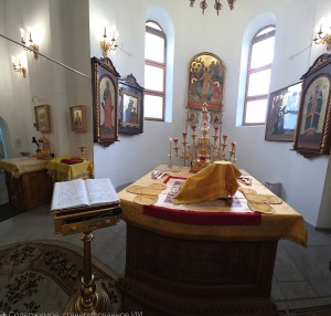 В день церковного новолетия Игумен Нестор (Болков) совершил Божественную Литургию святителя Иоанна Златоуста., 