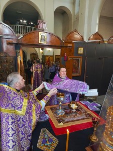 Игумен Нестор (Болков ) совершил Божественную Литургию в Богоявленском епархиальном мужском монастыре г. Челябинска., 