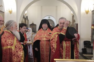 В канун Недели о самарянине, Игумен Нестор (Болков ) совершил всенощное бдение в Богоявленском мужском монастыре., 