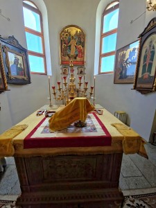 В Богоявленском мужском монастыре города Челябинска совершили Божественную Литургию., 