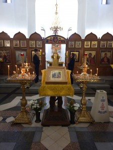 6 сентября 2025 года, в канун  13-й Недели по Пятидесятнице, Игумен Нестор (Болков ) совершил  всенощное бдение с литией  в Богоявленском епархиальном мужском монастыре города Челябинска., 