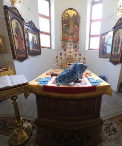 В праздник Рождества Пресвятой Богородицы Игумен Нестор (Болков) совершил Божественную Литургию святителя Иоанна Златоуста., 