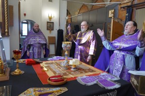 23  марта 2025 года Игумен Нестор (Болков ) возглавил Воскресную Божественную Литургию в Богоявленском епархиальном мужском монастыре г. Челябинска ., 