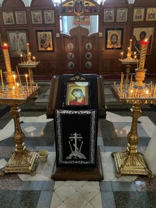 В Богоявленском мужском монастыре города Челябинска совершили Великое повечерие с чтением 1-й части Великого покаянного канона Андрея Критского., 