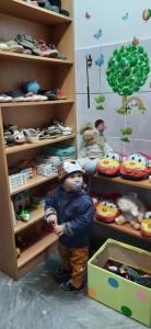 Открытие вещевого склада "Дар", 