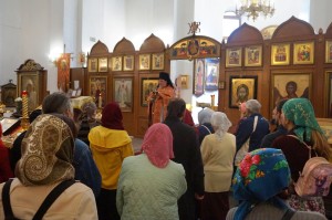 В Богоявленском епархиальном мужском монастыре города Челябинска совершили Божественную Литургию., 