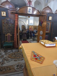 В Богоявленском епархиальном мужском монастыре города Челябинска совершили Божественную Литургию., 