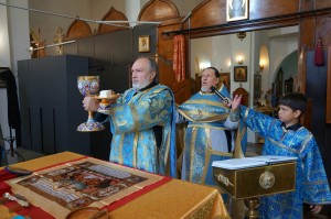 В Богоявленском мужском монастыре города Челябинска совершили Божественную Литургию., 