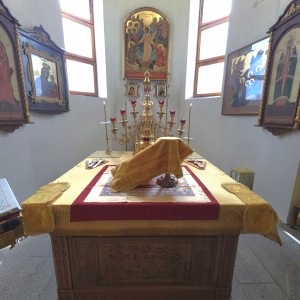 В Неделю 4-ю по Пятидесятнице, Игумен Нестор (Болков) возглавил Литургию в Богоявленском  мужском монастыре городаЧелябинска., 