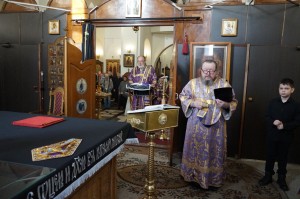 9  марта 2025 года Игумен Нестор (Болков ) возглавил Воскресную Божественную Литургию в Богоявленском епархиальном мужском монастыре., 