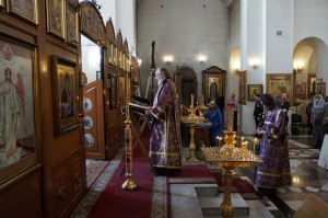 23  марта 2025 года Игумен Нестор (Болков ) возглавил Воскресную Божественную Литургию в Богоявленском епархиальном мужском монастыре г. Челябинска ., 