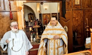 В Родительскую субботу 2-й седмицы Великого поста, игумен Нестор (Болков) с клириками обители совершил Литургию Иоанна Златоустого и Великую панихиду в Богоявленском мужском монастыре ., 