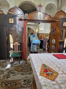 28 августа 2025 года, в двунадесятый праздник Успения Пресвятой Владычицы нашей Богородицы и Приснодевы Марии, Игумен Нестор (Болков ) совершил Божественную Литургию в Богоявленском епархиальном мужском монастыре города Челябинска., 