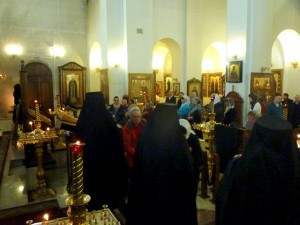 2 марта, в канун Великого поста, игумен Нестор (Болков ) с клириками святой обители совершил вечернее богослужение с Чином прощения в Богоявленском епархиальном мужском монастыре города Челябинска., 