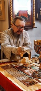 В Родительскую субботу 2-й седмицы Великого поста, игумен Нестор (Болков) с клириками обители совершил Литургию Иоанна Златоустого и Великую панихиду в Богоявленском мужском монастыре ., 