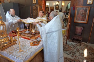 В праздник Вознесения Господня Игумен Нестор (Болков) возглавил Литургию в Богоявленском мужском монастыре  Челябинска., 