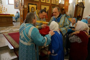 Игумен Нестор (Болков ) совершил Божественную Литургию в Богоявленском епархиальном мужском монастыре города Челябинска., 