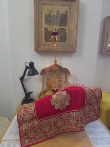 В Богоявленском епархиальном мужском монастыре города Челябинска совершили Божественную Литургию., 