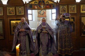 16  марта 2025 года Игумен Нестор (Болков ) возглавил Воскресную Божественную Литургию в Богоявленском епархиальном мужском монастыре., 