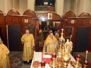 15 декабря 2024 года Игумен Нестор (Болков ) возглавил Праздничную Божественную Литургию в Богоявленском епархиальном мужском монастыре., 