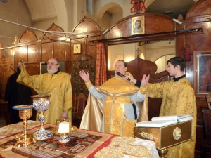 15 декабря 2024 года Игумен Нестор (Болков ) возглавил Праздничную Божественную Литургию в Богоявленском епархиальном мужском монастыре., 