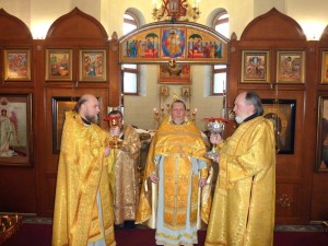 15 декабря 2024 года Игумен Нестор (Болков ) возглавил Праздничную Божественную Литургию в Богоявленском епархиальном мужском монастыре., 