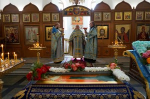 28 августа 2025 года, в двунадесятый праздник Успения Пресвятой Владычицы нашей Богородицы и Приснодевы Марии, Игумен Нестор (Болков ) совершил Божественную Литургию в Богоявленском епархиальном мужском монастыре города Челябинска., 