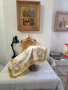 29 мая 2025 года,в двунадесятый праздник Вознесения Господня Игумен Нестор (Болков ) совершил Божественную Литургию святителя Иоанна Златоуста в Богоявленском епархиальном мужском монастыре города Челябинска., 