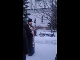 Митрополит Челябинский и Миасский Алексий совершил заупокойную литию в Богоявленском мужском монастыре в г. Челябинске., 