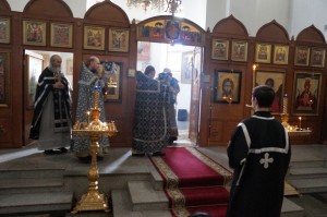 В Богоявленском мужском монастыре совершили первую в наступившем году Литургию Преждеосвященных Даров., 