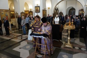 9  марта 2025 года Игумен Нестор (Болков ) возглавил Воскресную Божественную Литургию в Богоявленском епархиальном мужском монастыре., 