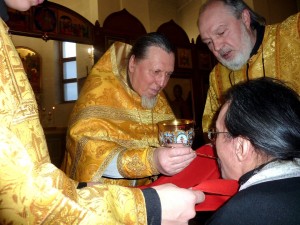 22 декабря 2024 года Игумен Нестор (Болков ) возглавил Воскресную Божественную Литургию в Богоявленском епархиальном мужском монастыре., 