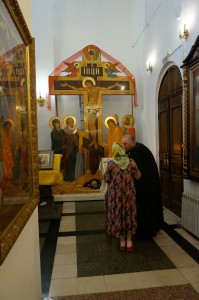 5 июля 2025 года,в канун Недели 4-й по Пятидесятнице, Владимирской иконы Божией Матери,Игумен Нестор (Болков) совершил всенощное бдение с литией в Богоявленском епархиальном мужском монастыре города Челябинска., 