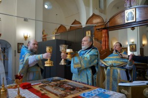 28 августа 2025 года, в двунадесятый праздник Успения Пресвятой Владычицы нашей Богородицы и Приснодевы Марии, Игумен Нестор (Болков ) совершил Божественную Литургию в Богоявленском епархиальном мужском монастыре города Челябинска., 