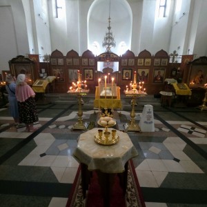 В канун 5-й Недели по Пятидесятнице Игумен Нестор возглавил всенощное бдение с литией в Богоявленском мужском монастыре Челябинска., 