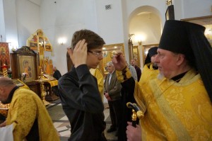 В канун 4-й Недели по Пятидесятнице Игумен Нестор возглавил всенощное бдение с литией в Богоявленском мужском монастыре Челябинска., 