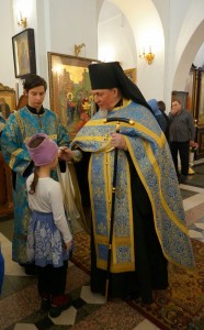 В Богоявленском епархиальном мужском монастыре Игумен Нестор (Болков ) совершил Всенощное бдение с литией., 