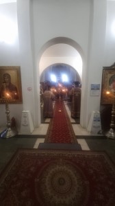 В Богоявленском епархиальном мужском монастыре совершили всенощное бдение  с литией., 